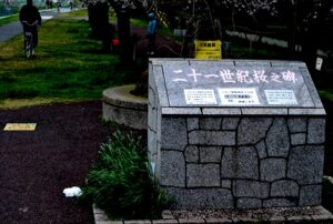 たおかす日記 | 今にも雨が降りそうな桜の下で